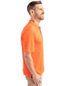 Oregon State Beavers College Vault Cutter & Buck Forge Stretch Mens Big and Tall Polo College Orange Side Thumbnail Image