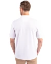 Utah Utes College Vault Cutter & Buck Forge Stretch Mens Big and Tall Polo White Back Thumbnail Image