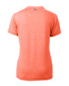Oregon State Beavers Cutter & Buck Forge Eco Heathered Stretch Womens Blade Top College Orange Heather Mannequin Back Thumbnail Image