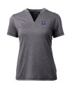 Utah State Aggies Cutter & Buck Forge Eco Heathered Stretch Womens Blade Top Charcoal Heather Mannequin Thumbnail Image