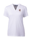 Louisville Cardinals College Vault Cutter & Buck Forge Eco Heathered Stretch Womens Blade Top White Mannequin Thumbnail Image