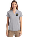 FIU Panthers College Vault Cutter & Buck Forge Eco Heathered Stretch Womens Blade Top Polished Heather Front Thumbnail Image