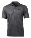 View image 3: East Carolina Pirates Cutter & Buck Pike Banner Print Stretch Mens Big & Tall Polo Black Mannequin