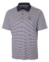 Penn State Nittany Lions College Vault Cutter & Buck Forge Tonal Stripe Stretch Mens Big and Tall Polo Liberty Navy Mannequin Thumbnail Image