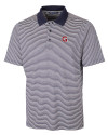 Gonzaga Bulldogs College Vault Cutter & Buck Forge Tonal Stripe Stretch Mens Big and Tall Polo Liberty Navy Mannequin Thumbnail Image