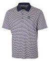 Georgetown Hoyas College Vault Cutter & Buck Forge Tonal Stripe Stretch Mens Big and Tall Polo Liberty Navy Mannequin Thumbnail Image