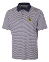 Northern Arizona Lumberjacks College Vault Cutter & Buck Forge Tonal Stripe Stretch Mens Big and Tall Polo Liberty Navy Mannequin Thumbnail Image