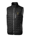 Grambling Tigers College Vault Cutter & Buck Rainier PrimaLoft® Mens Eco Insulated Full Zip Puffer Vest Black Mannequin Thumbnail Image
