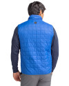 Fresno State Bulldogs College Vault Cutter & Buck Rainier PrimaLoft® Mens Eco Insulated Full Zip Puffer Vest Royal Back 4 Thumbnail Image