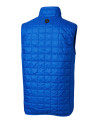 Delaware Fightin' Blue Hens College Vault Cutter & Buck Rainier PrimaLoft® Mens Eco Insulated Full Zip Puffer Vest Royal Mannequin Back Thumbnail Image