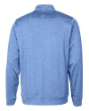 Illinois Fighting Illini College Vault Cutter & Buck Stealth Heathered Quarter Zip Mens Pullover Tour Blue Mannequin Back Thumbnail Image
