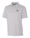 Northwestern Wildcats College Vault Cutter & Buck Forge Heathered Stretch Mens Polo Polished Heather Mannequin Thumbnail Image