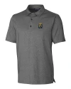 FIU Panthers College Vault Cutter & Buck Forge Heathered Stretch Mens Polo Charcoal Heather Mannequin Thumbnail Image