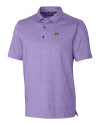 East Carolina (ECU) Pirates College Vault Cutter & Buck Forge Heathered Stretch Mens Polo College Purple Heather Mannequin Thumbnail Image