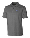 Fresno State Bulldogs College Vault Cutter & Buck Forge Heathered Stretch Mens Polo Charcoal Heather Mannequin Thumbnail Image