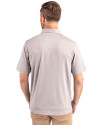 Louisville Cardinals College Vault Cutter & Buck Forge Heathered Stretch Mens Polo Polished Heather Back Thumbnail Image