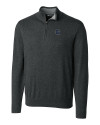 Georgetown Hoyas College Vault Cutter & Buck Lakemont Tri-Blend Mens Big and Tall Quarter Zip Pullover Sweater Charcoal Heather Mannequin Thumbnail Image