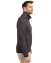 Portland State Vikings College Vault Cutter & Buck Mainsail Sweater-Knit Mens Full Zip Jacket Charcoal Heather Side Thumbnail Image