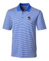 Delaware Fightin' Blue Hens College Vault Cutter & Buck Forge Tonal Stripe Stretch Mens Polo Chelan Blue Mannequin Thumbnail Image