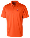 Virginia Tech Hokies College Vault Cutter & Buck Prospect Eco Textured Stretch Recycled Mens Big & Tall Polo College Orange Mannequin Thumbnail Image