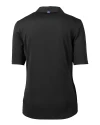 Louisville Cardinals College Vault Cutter & Buck Virtue Eco Pique Recycled Womens Polo Black Mannequin Back Thumbnail Image