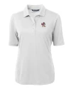 Louisville Cardinals College Vault Cutter & Buck Virtue Eco Pique Recycled Womens Polo White Mannequin Thumbnail Image