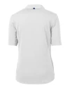 Louisville Cardinals College Vault Cutter & Buck Virtue Eco Pique Recycled Womens Polo White Mannequin Back Thumbnail Image