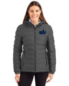 Old Dominion Monarchs College Vault Cutter & Buck Mission Ridge Repreve® Eco Insulated Womens Puffer Jacket Elemental Grey Front Thumbnail Image