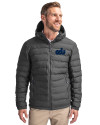 Old Dominion Monarchs College Vault Cutter & Buck Mission Ridge Repreve® Eco Insulated Mens Puffer Jacket Elemental Grey Front Thumbnail Image