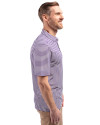 East Carolina (ECU) Pirates College Vault Cutter & Buck Virtue Eco Pique Stripe Recycled Mens Big and Tall Polo College Purple Side Thumbnail Image