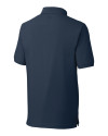 Minnesota Twins Cutter & Buck Advantage Eco Tri-Blend Pique Mens Polo Liberty Navy Mannequin Back Thumbnail Image