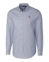 Minnesota Twins Stars & Stripes Cutter & Buck Stretch Oxford Mens Long Sleeve Dress Shirt Light Blue Mannequin Thumbnail Image