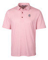 Minnesota Twins Stars & Stripes Cutter & Buck Pike Double Dot Print Stretch Mens Big and Tall Polo Cardinal Red Mannequin Thumbnail Image