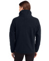 Minnesota Twins Cutter & Buck Cascade Eco Fleece Womens Pullover Jacket Navy Blue Back Thumbnail Image