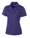 TCU Horned Frogs Cutter & Buck Genre Textured Solid Womens Polo College Purple Mannequin Thumbnail Image
