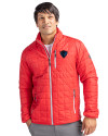 DePaul Blue Demons Cutter & Buck Rainier PrimaLoft®  Mens Big and Tall Eco Insulated Puffer Jacket Red Front Thumbnail Image