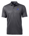 Memphis Tigers Cutter & Buck Pike Banner Print Stretch Mens Big & Tall Polo Black Mannequin Thumbnail Image