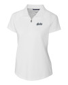 UCF Knights Citronaut Cutter & Buck Forge Stretch Womens Short Sleeve Polo White Mannequin Thumbnail Image