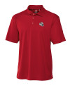 Arizona Cardinals NFL Helmet Cutter & Buck Genre Textured Solid Mens Polo Cardinal Red Mannequin Thumbnail Image