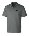 Chicago Bears NFL Helmet Cutter & Buck Genre Textured Solid Mens Polo Elemental Grey Mannequin Thumbnail Image