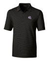 Buffalo Bills NFL Helmet Cutter & Buck Forge Pencil Stripe Stretch Mens Polo Black Mannequin Thumbnail Image