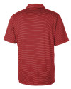 Buffalo Bills NFL Helmet Cutter & Buck Forge Pencil Stripe Stretch Mens Polo Cardinal Red Mannequin Back Thumbnail Image