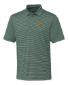 Green Bay Packers NFL Helmet Cutter & Buck Forge Pencil Stripe Stretch Mens Polo Hunter Green Mannequin Thumbnail Image