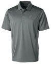 New England Patriots NFL Helmet Cutter & Buck Prospect Eco Textured Stretch Recycled Mens Big & Tall Polo Elemental Grey Mannequin Thumbnail Image