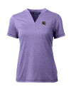 Baltimore Ravens NFL Helmet Cutter & Buck Forge Eco Heathered Stretch Womens Blade Top College Purple Heather Mannequin Thumbnail Image