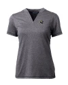 Jacksonville Jaguars NFL Helmet Cutter & Buck Forge Eco Heathered Stretch Womens Blade Top Charcoal Heather Mannequin Thumbnail Image