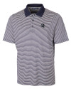Seattle Seahawks NFL Helmet Cutter & Buck Forge Tonal Stripe Stretch Mens Big and Tall Polo Liberty Navy Mannequin Thumbnail Image