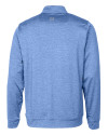 Los Angeles Rams NFL Helmet Cutter & Buck Stealth Heathered Quarter Zip Mens Pullover Tour Blue Mannequin Back Thumbnail Image