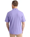Minnesota Vikings NFL Helmet Cutter & Buck Virtue Eco Pique Recycled Mens Polo Hyacinth Back Thumbnail Image