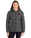 Washington Commanders NFL Helmet Cutter & Buck Mission Ridge Repreve® Eco Insulated Womens Puffer Jacket Elemental Grey Front Thumbnail Image